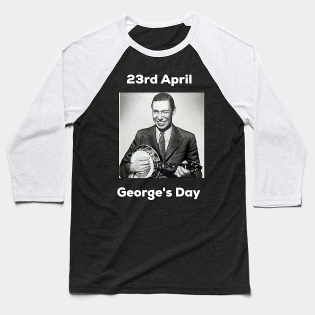 George's Day Baseball T-Shirt by AlternativeEye